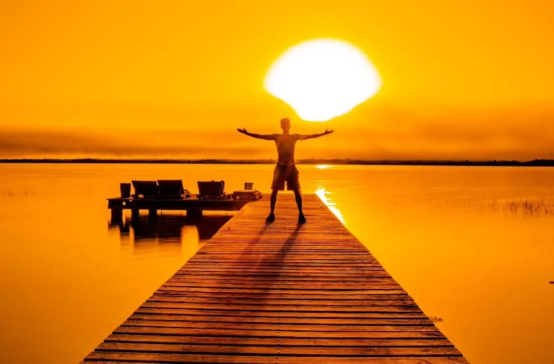 sunrise in Bacalar