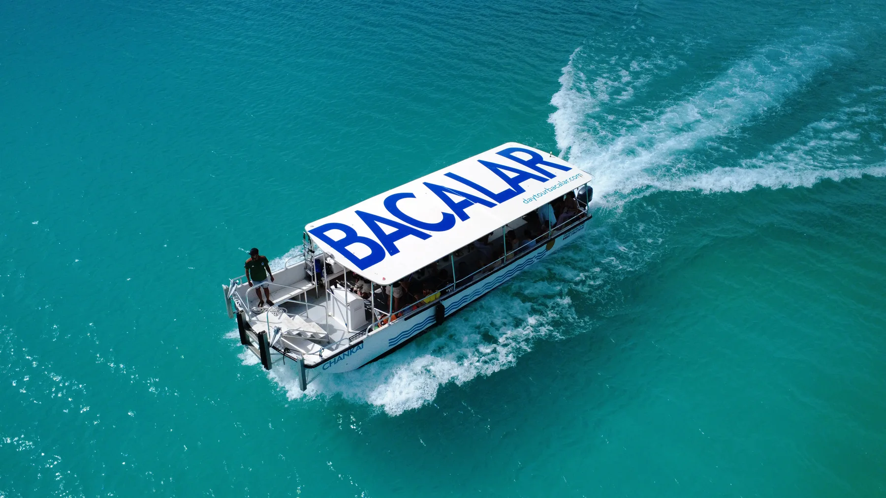 tour de barco bacalar